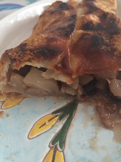 Una foto de Strudel de pera veloz