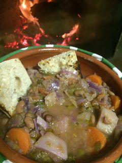 Una foto de La ribollita (sopa de vegetales)
