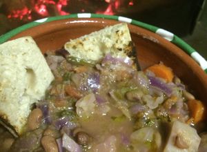 Una foto de La ribollita (sopa de vegetales)