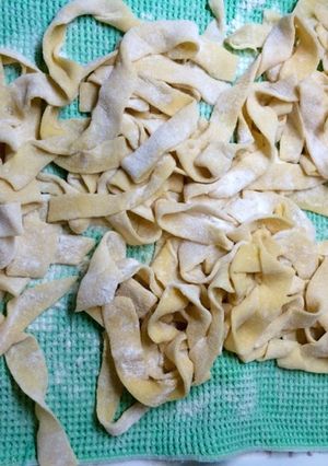 Una foto de Pasta al huevo