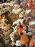 Pechuguitas con salsa Perrins
