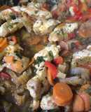 Pechuguitas con salsa Perrins