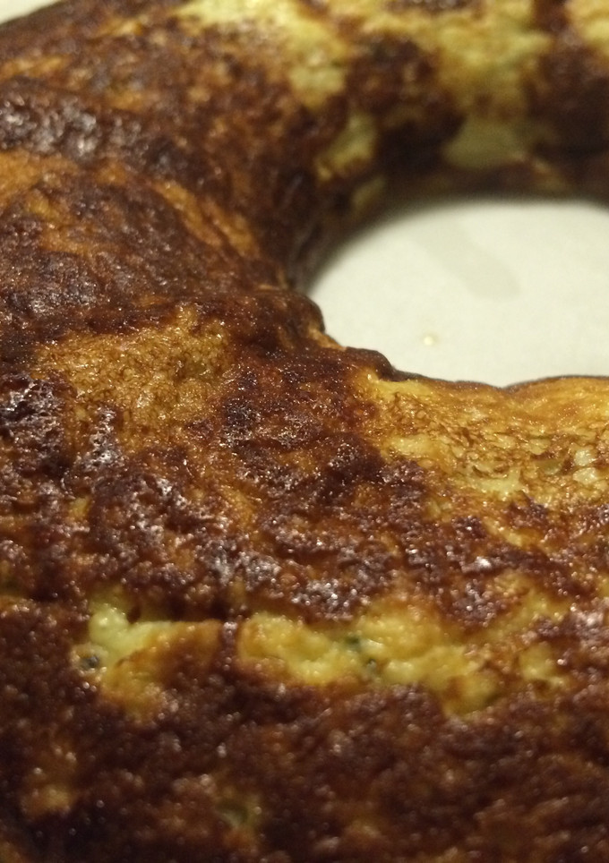 Una foto de Budín liviano de coliflor 