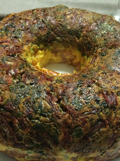 Una foto de Budín bicolor