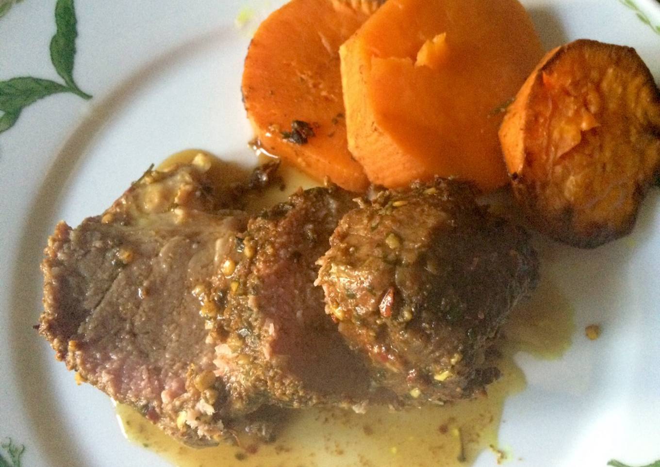 Comida para pareja: Bondiola apasionada