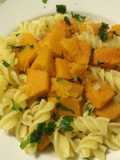 Fusilli con zucca (calabaza)