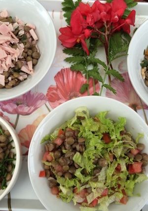 Una foto de Variaciones sobre la lenteja (apto celíacos y vegetarianos)
