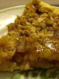 Tarta de manzana con streusel de granola