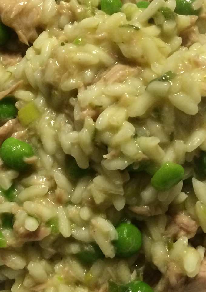 Una foto de Cocina para parejas: "Risi e bisi" recargado