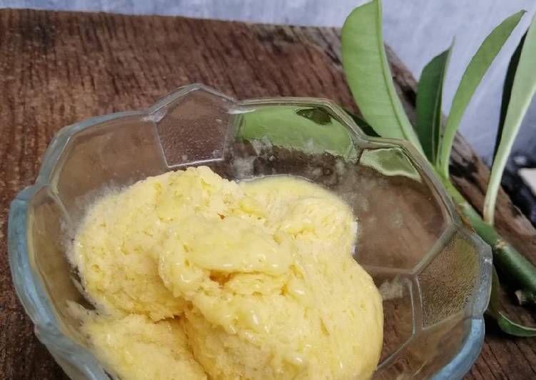 Resep Ice cream mangga, Bisa Manjain Lidah