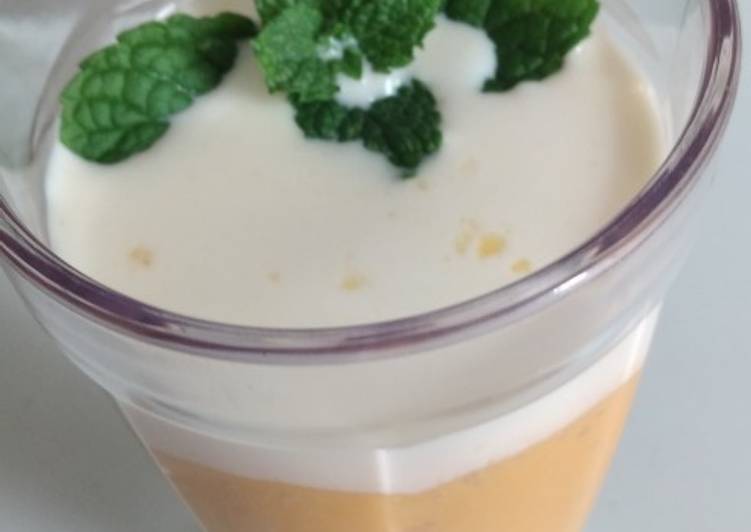Bagaimana Menyiapkan Juice Susu Mangga, Enak Banget