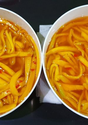 Foto resep Asinan mangga segar simple