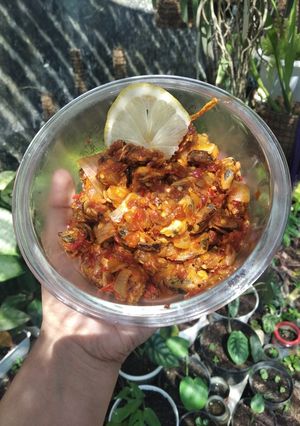 Foto resep Sambel kerang kupas
