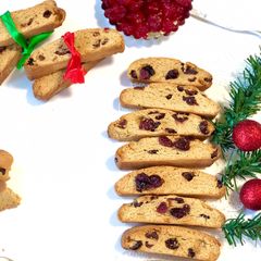 A picture of “Whole Wheat Cranberry Biscottis “.