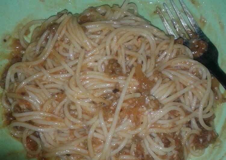 Spaghety bolognese
