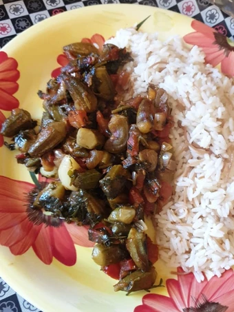 Recipe Vegan Ocra (Lebanese Recipe) which Delicious