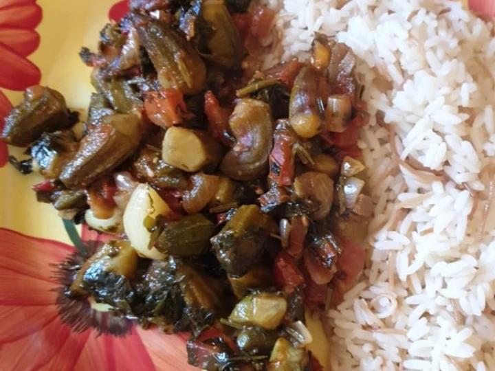 Recipe Vegan Ocra (Lebanese Recipe) which Delicious