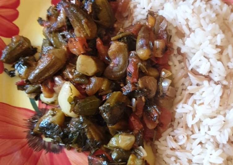 Vegan Ocra (Lebanese Recipe)