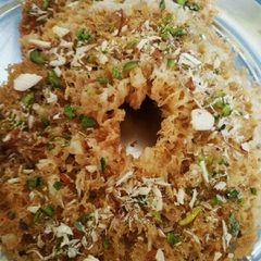 A picture of Ghewar.