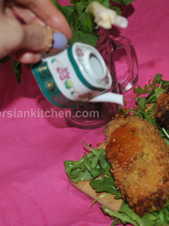 عکسی از دستور کوفته سیب زمینی
