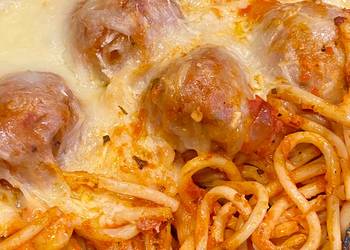 Popular Cuisine Cast iron baked spaghetti Delicious Nutritious