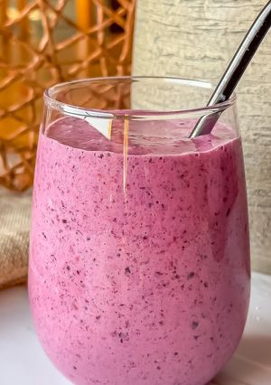 Foto principal de Batido de avena y frutos rojos