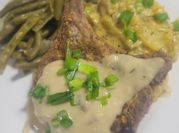 A picture of fried french beans