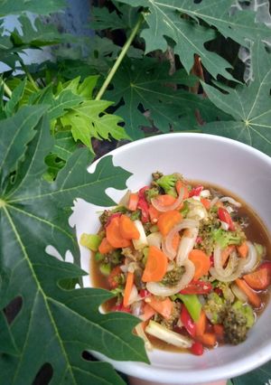 Foto resep Brokoli Wortel Tumis Teriyaki (Menu Diet)