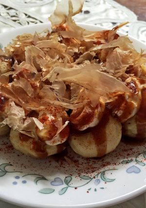 Foto resep Takoyaki Beef and Cheese