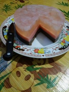 Foto resep Puding lapis nata de coco