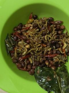 Foto resep Teri kacang pedas