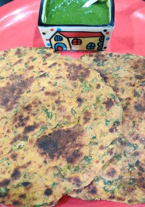 पालक पराठा (Palak Paratha in Hindi) रेसिपी मुख्य फोटो