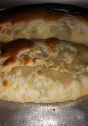 Una foto de Calzone de zapallitos
