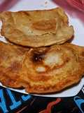 Empanadas fritas con habas