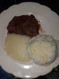 Filete de res en su salsa