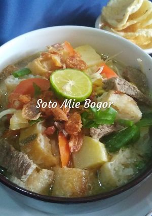 Foto resep 11.) Soto Mie Bogor