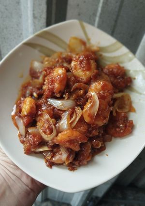 Foto resep Udang Saus Tiram