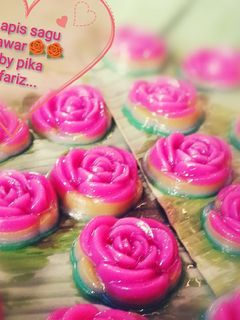 Foto resep Lapis sagu mawar