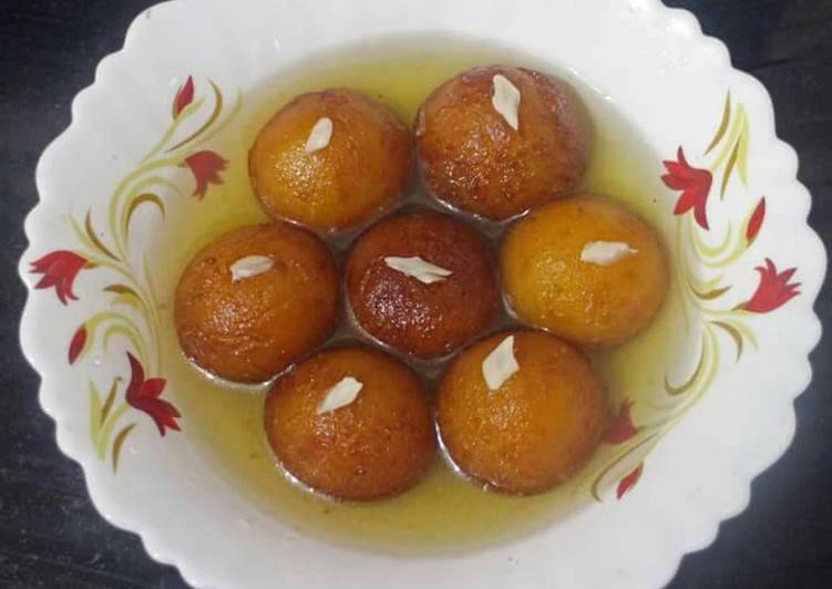 How to Make Quick Perfect gulab jamun out of mix