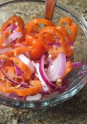 Una foto de Chiles habaneros sencillos