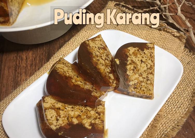 Resep Terbaru Puding Karang AKA Puding Lumut Gula Merah Lezat Mantap