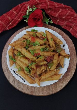 A picture of Masala Pasta.