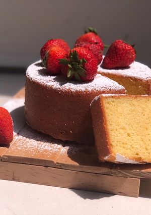 Una foto de Torta de yogurt