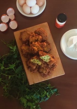 Foto di Polpette fritte di zucchine con ricotta forte e pepe di Timut