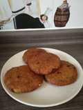 Tortas de lentejas y arroz