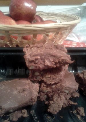 A picture of 5 minute fudge.