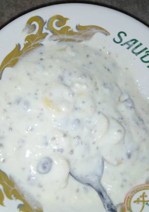 A picture of Fura da nono wit sugar an ba nana.