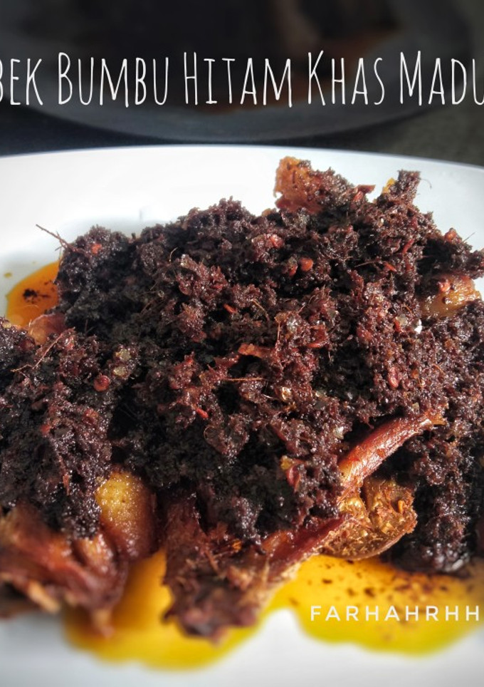 Foto resep Bebek Bumbu Hitam Khas Madura