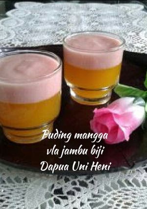 Foto resep Puding mangga vla jambu biji 🍨