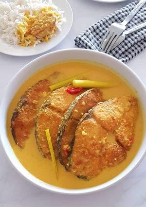 A picture of Fish / Spanish Mackerel in Spicy Coconut Cream.
